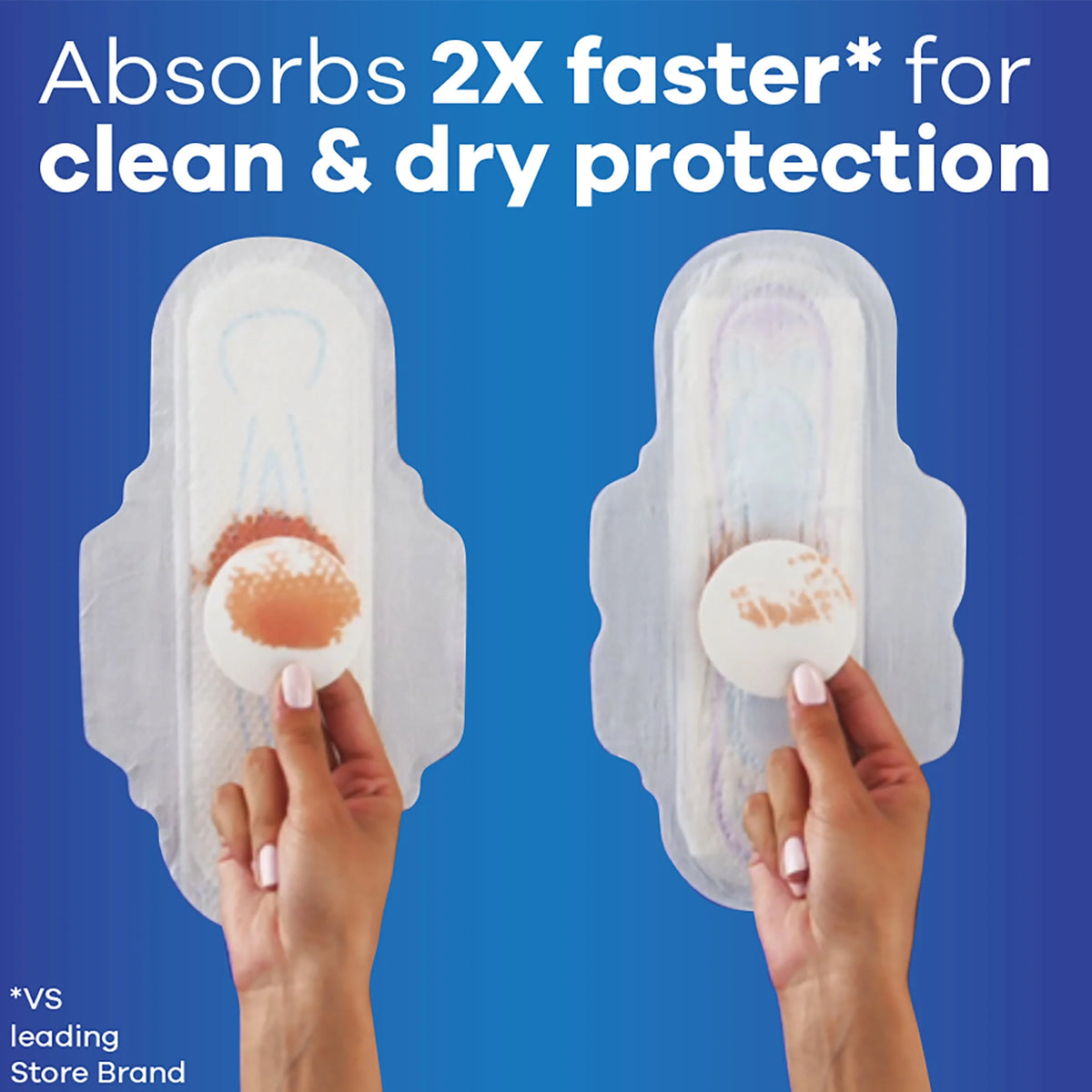 Ultra Thin Daytime Pads with Wings, Size 1, Regular, Unscented, 46 Ct U666352