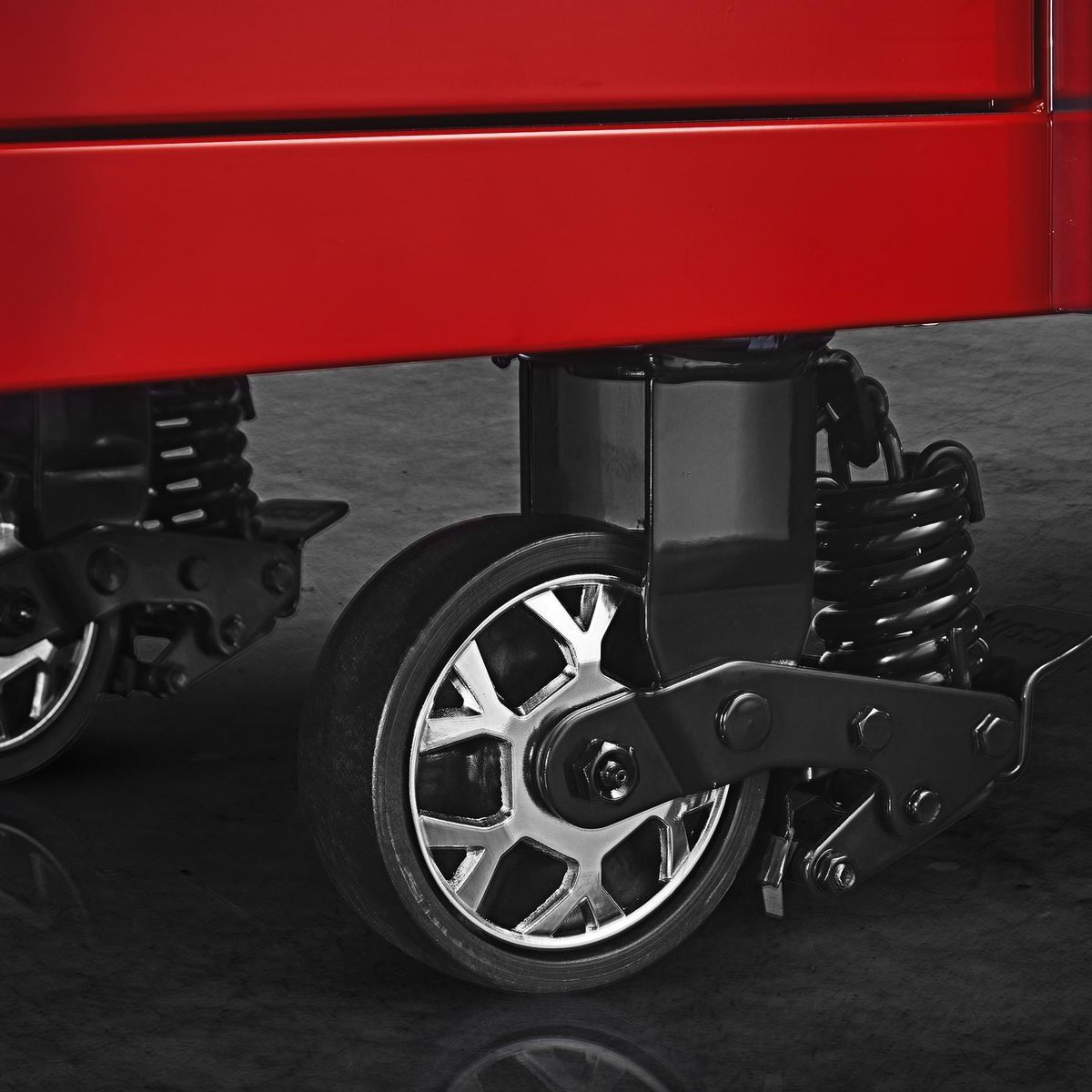 56 in. x 25 in. Red Roll Cab F38628