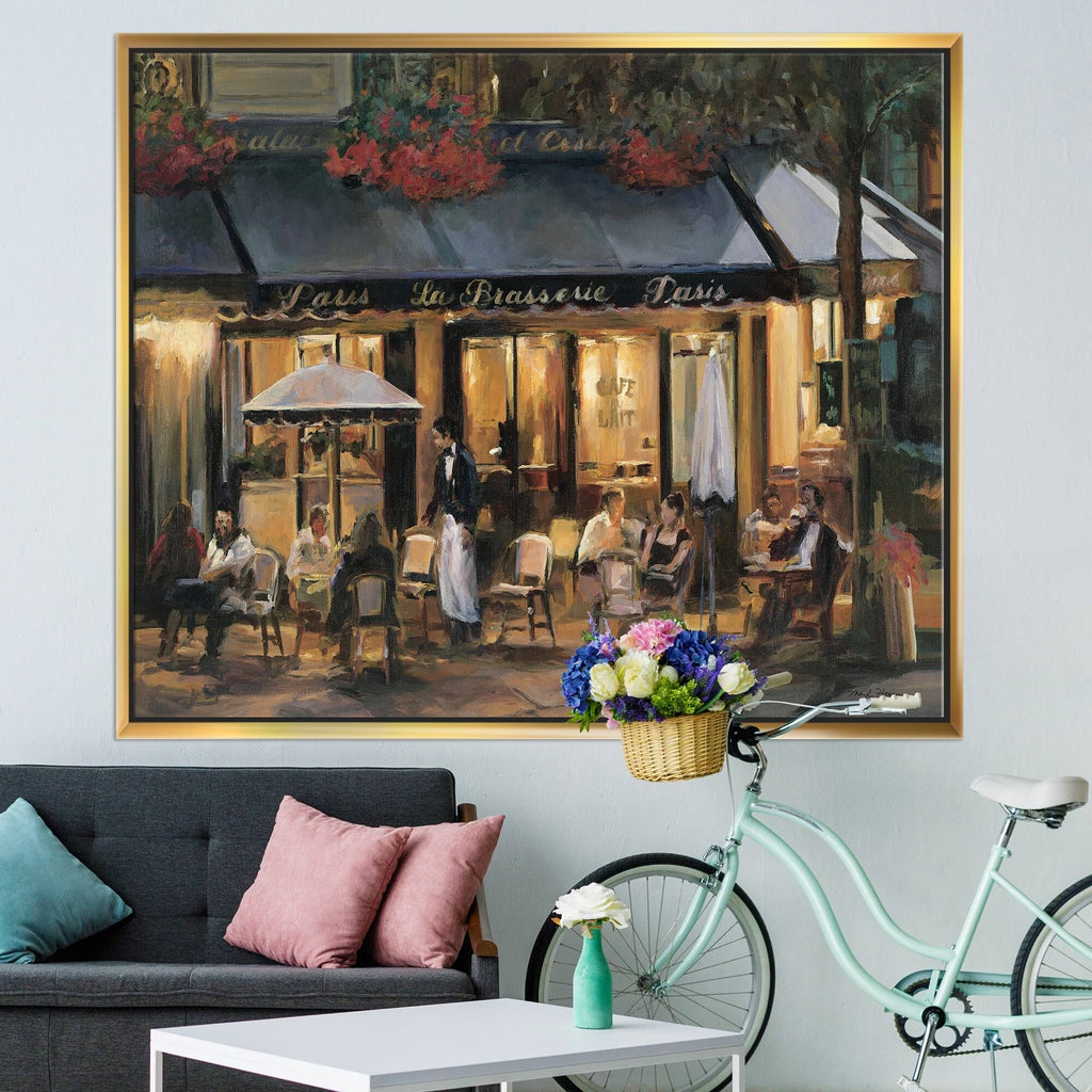 Framed Canvas Grey 40 in. Wide x 30 in. High N561