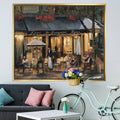 Framed Canvas Grey 40 in. Wide x 30 in. High N561