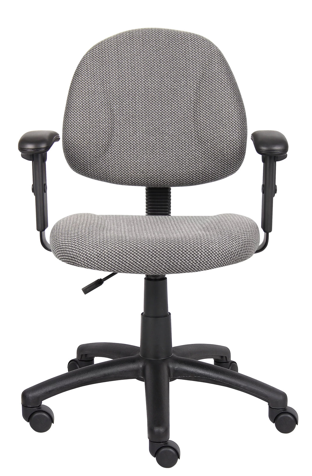 Grey Adjustable Office Task Chair with Adjustable Arms Y461