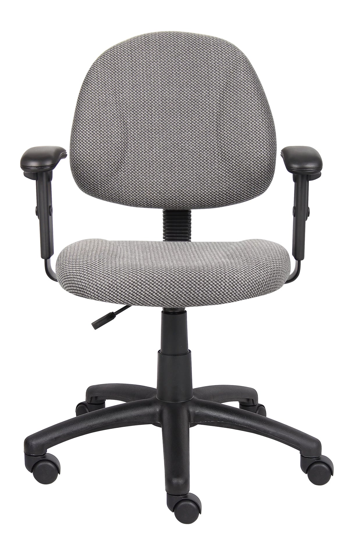 Grey Adjustable Office Task Chair with Adjustable Arms Y461