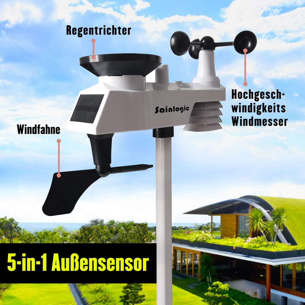 Wireless 5-in-1 Weather Station with Outdoor Sensor W925