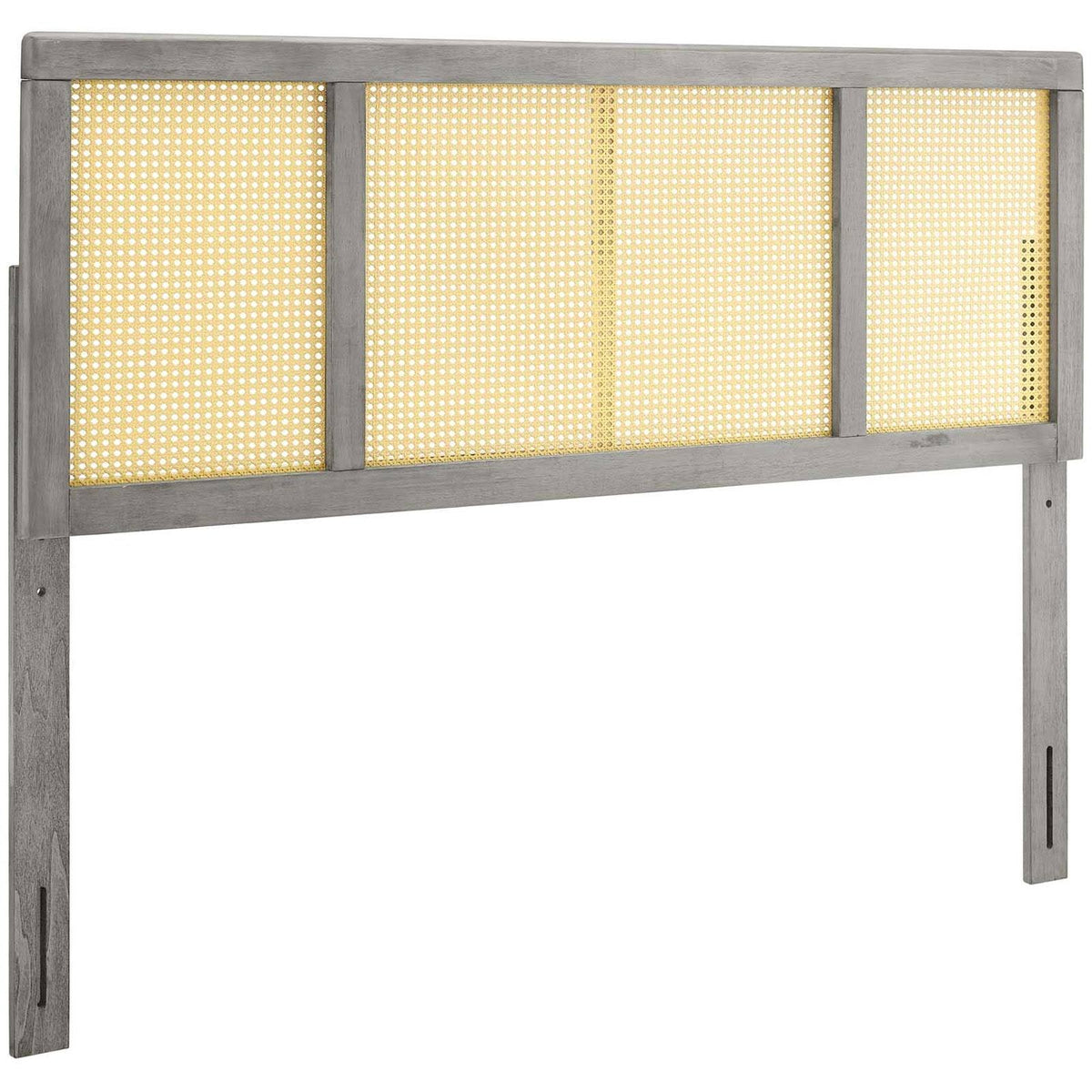 Gray Cane Full Headboard F8292