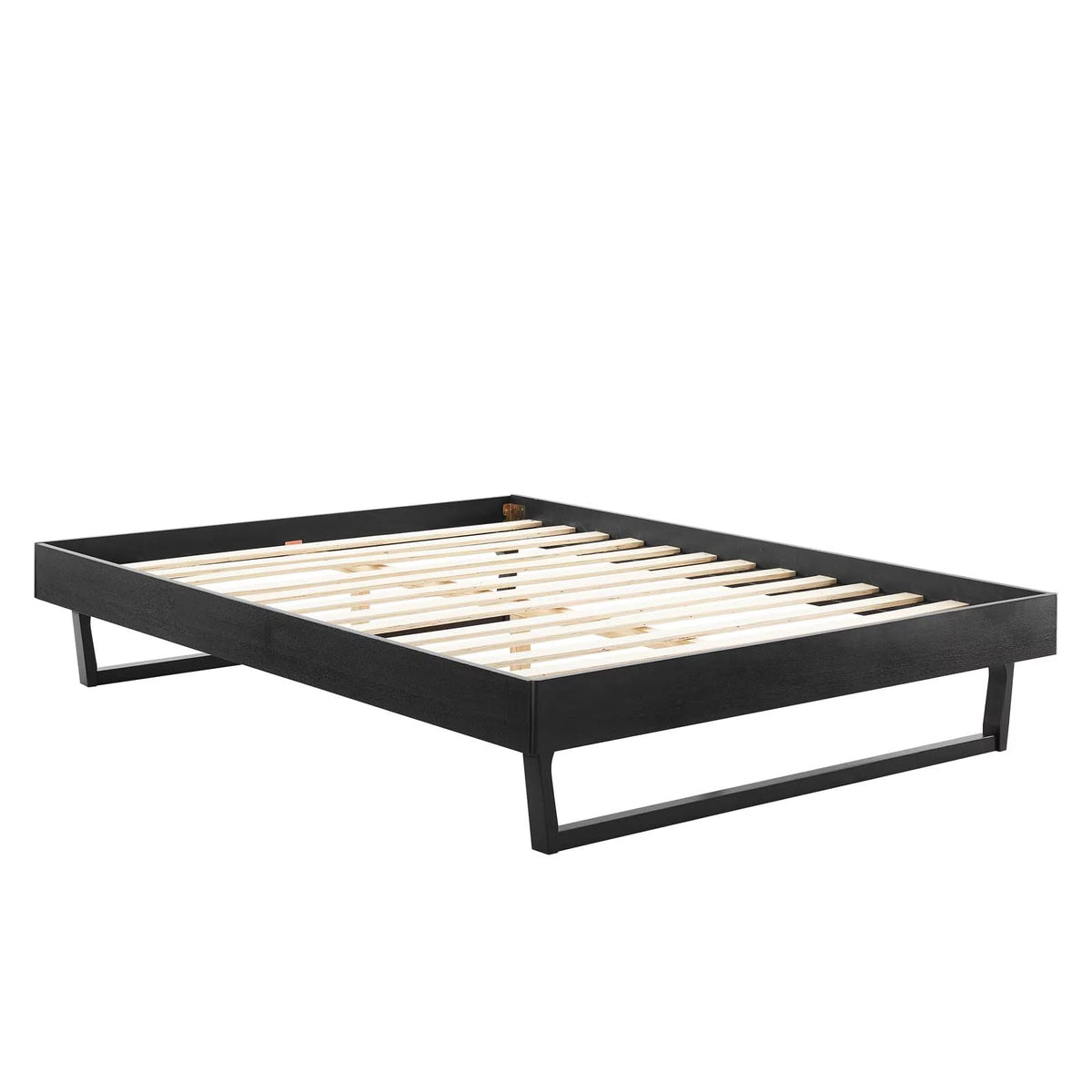 King Wood Platform Bed Frame in Black G6380