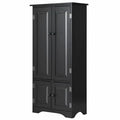 Black 4 Door Accent Cabinet E446372