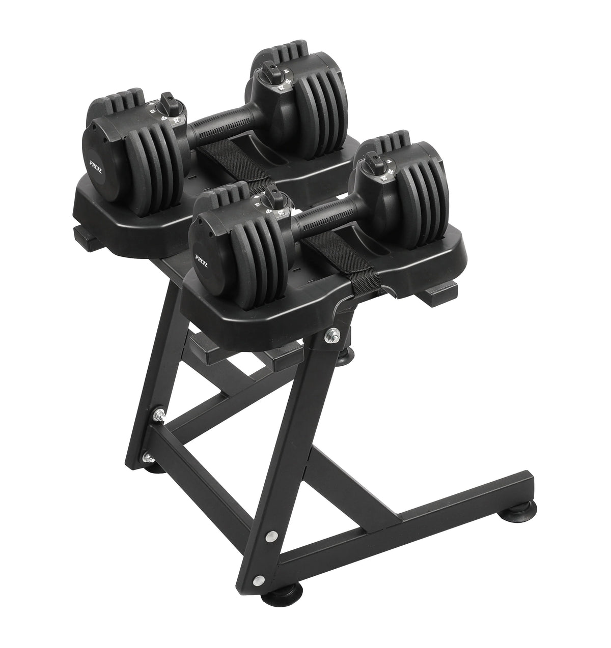 Adjustable Dumbbell Pair with Stand S7692