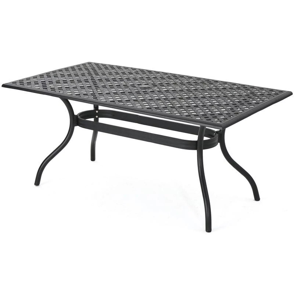 68" Cast Aluminum Patio Dining Table L740359