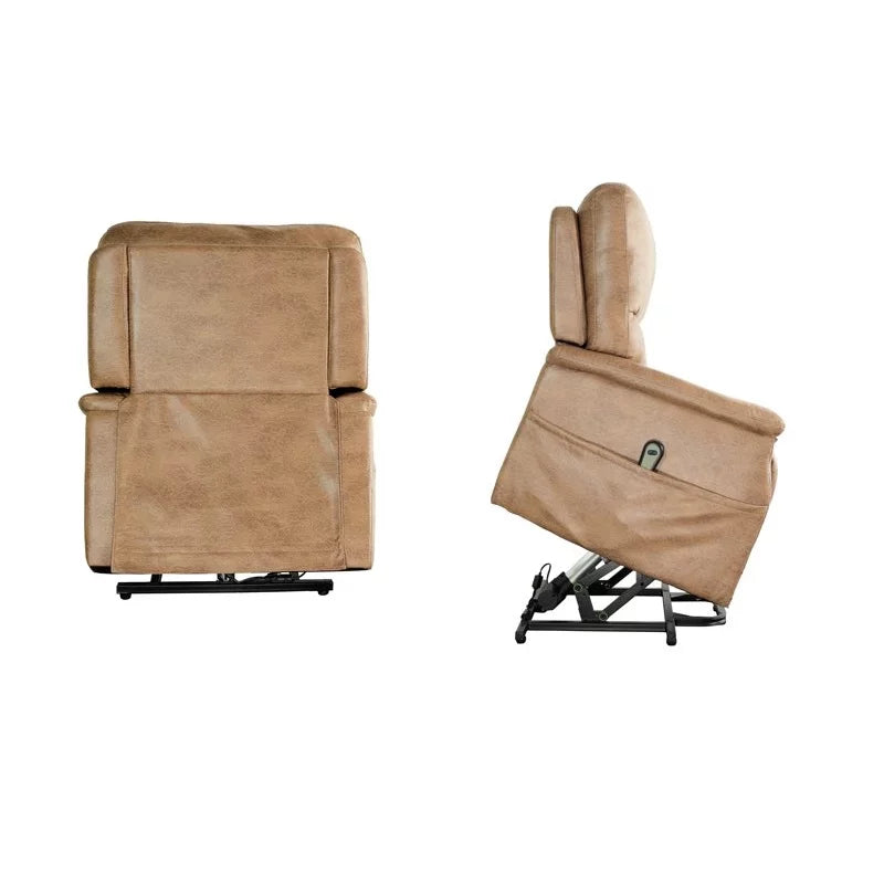 Microfiber Power Lift Recliner with Lumbar Support V776894