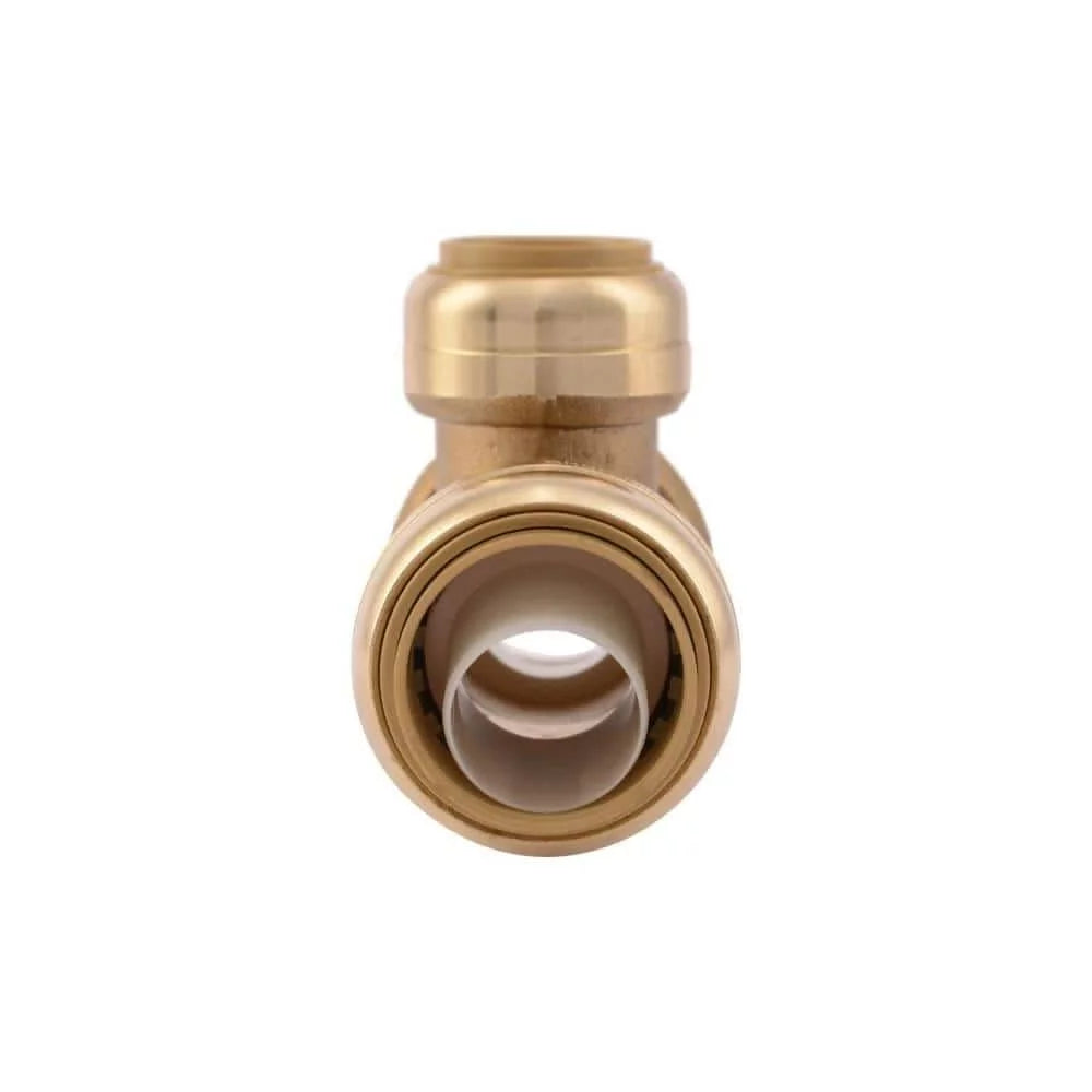 1 in. Push x 1 in. Dia. Brass Reducing Tee Y717