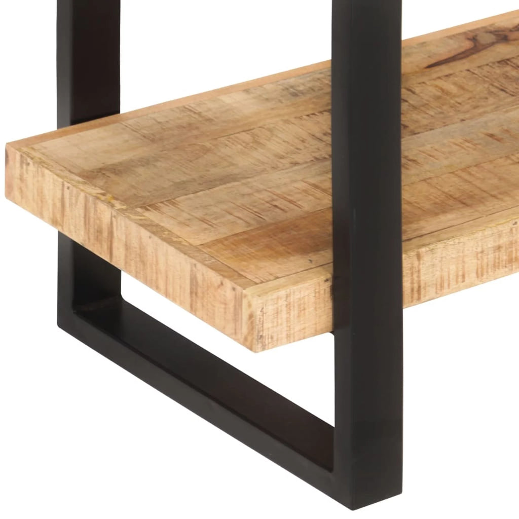 4-Tier Rough Mango Wood Bookcase E6508