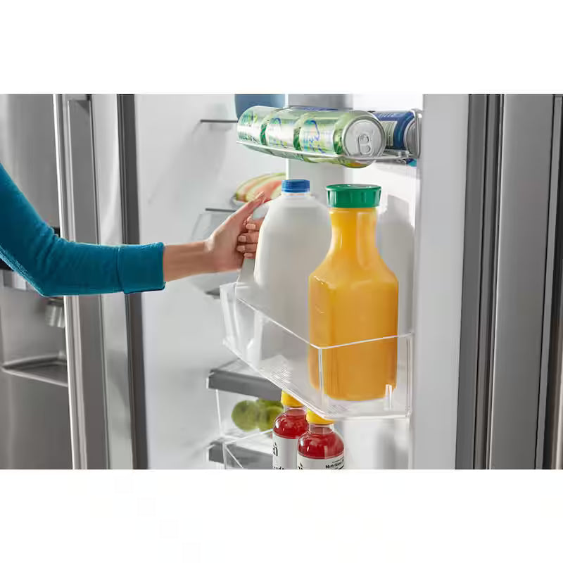 36 in. 25 cu. ft. Side-by-Side Refrigerator Stainless Steel A255