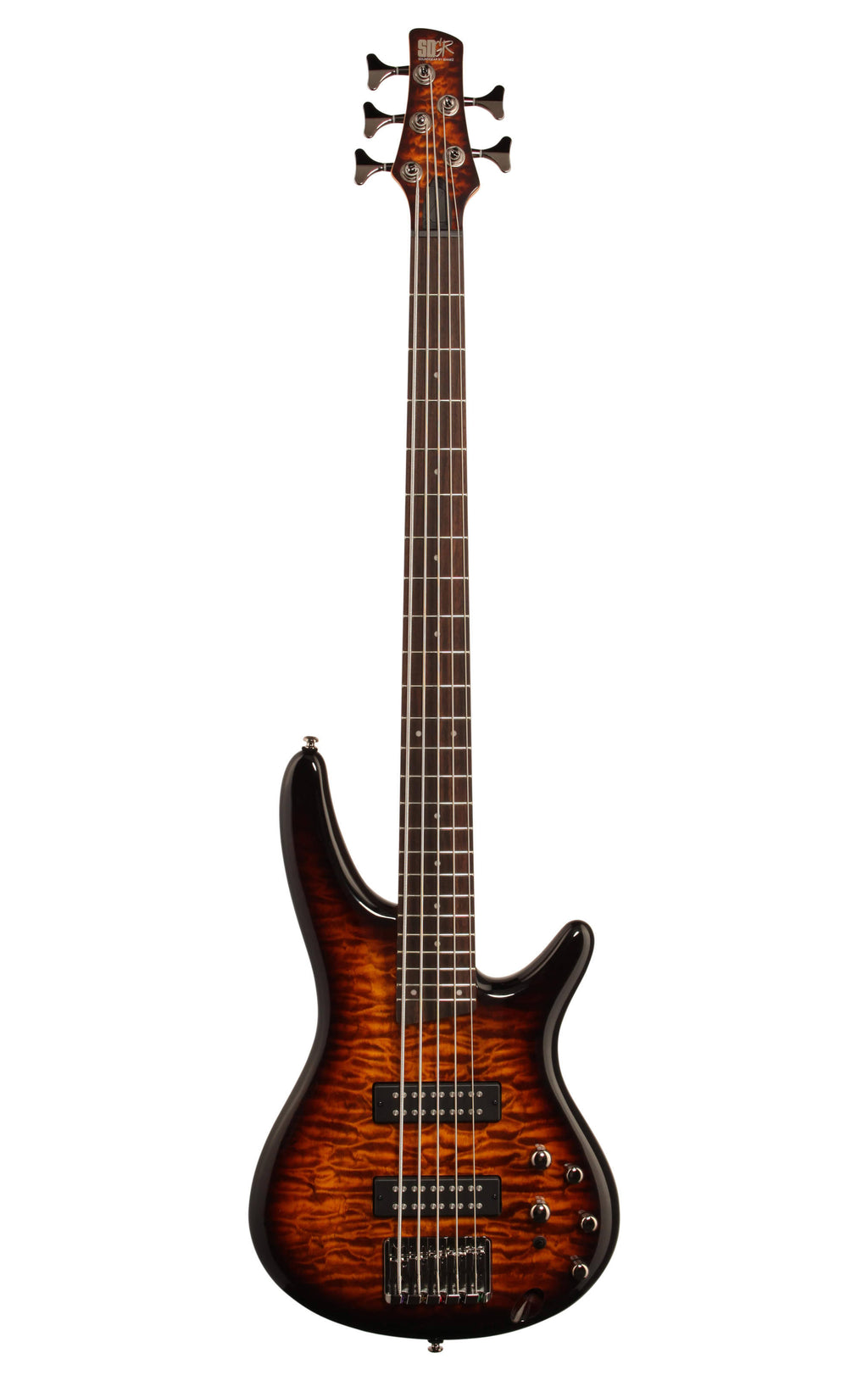 5 String Electric Bass Dragon Eye Burst X238520