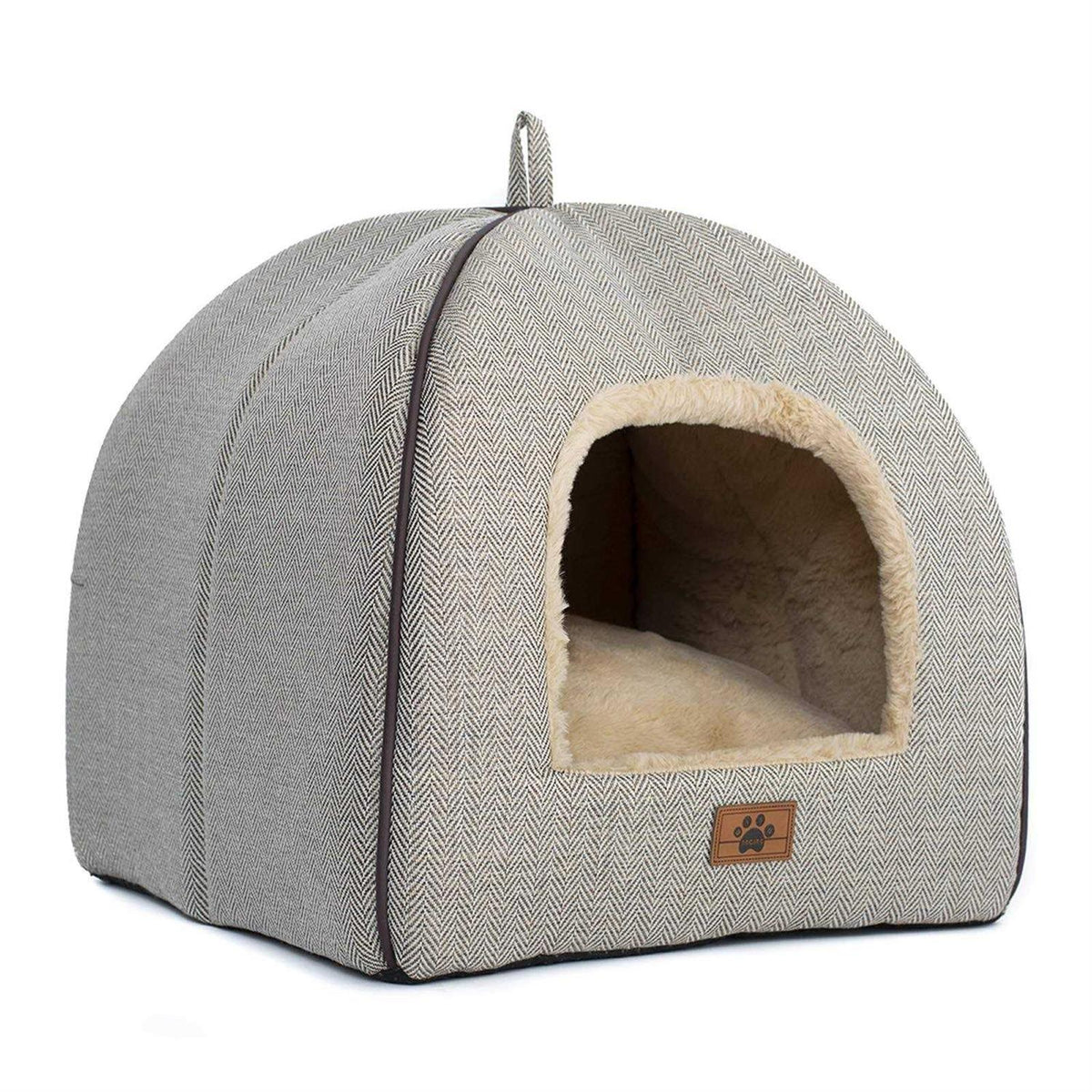 Cat Bed Tent with Removable Washable Cushioned Pillow J250