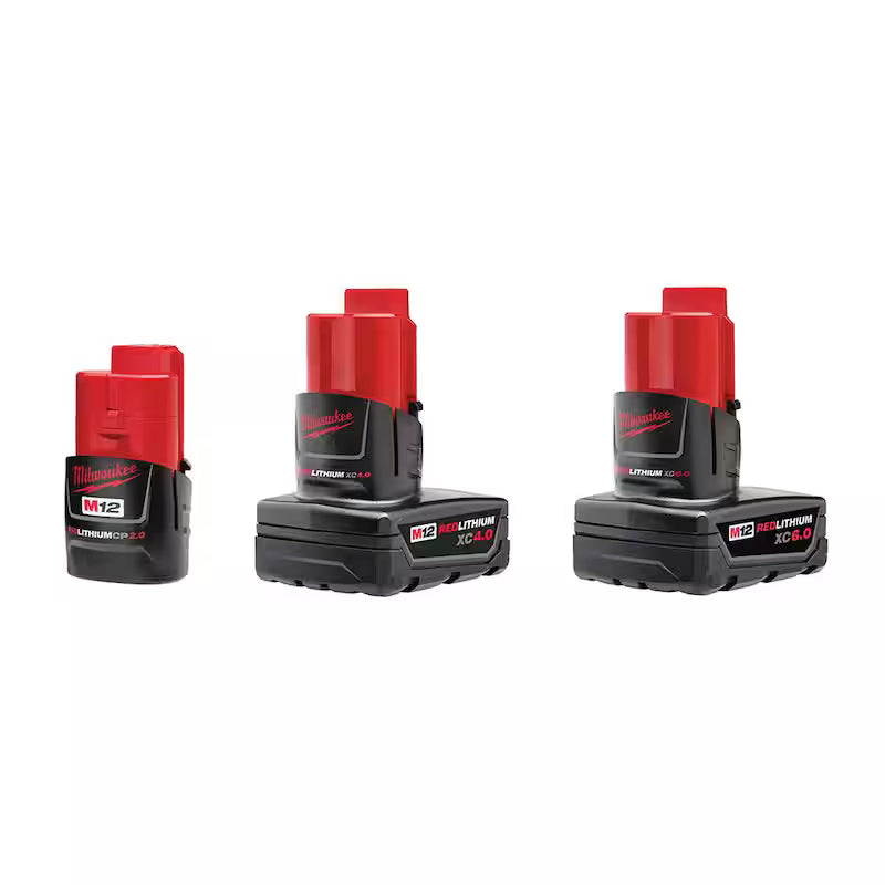 12-Volt Lithium-Ion Battery Packs (3-Batteries) M98650