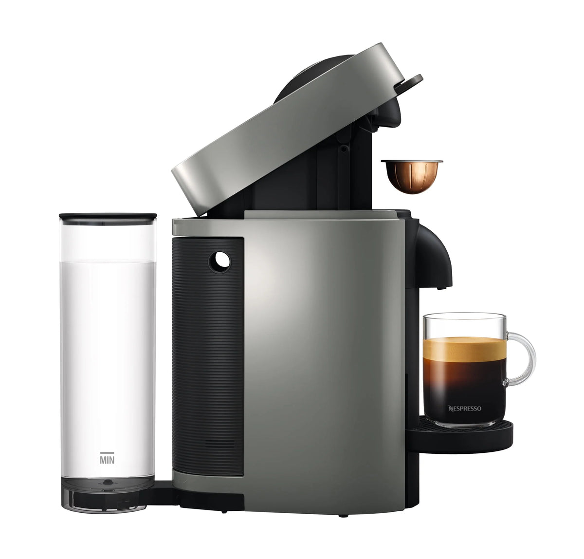 Gray Coffee and Espresso Machine L57086