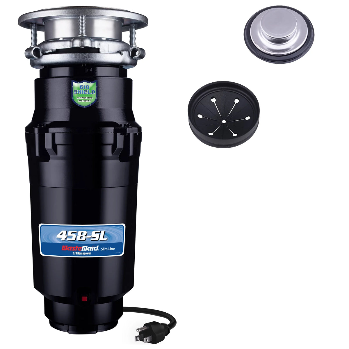 3/4 HP Black Garbage Disposal W9902