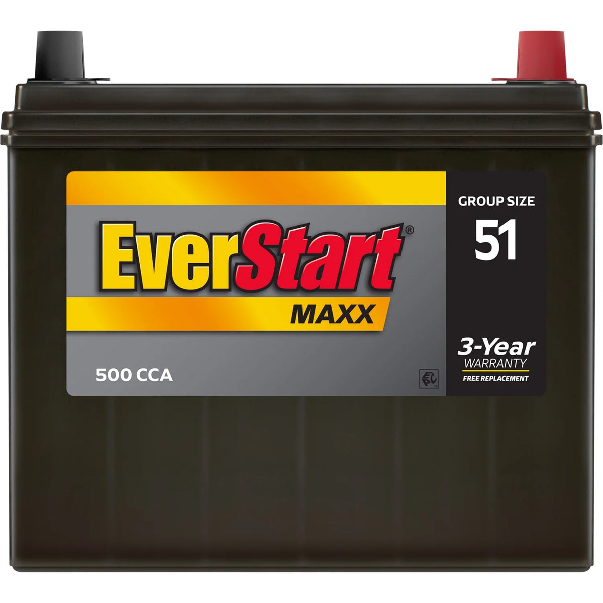 Lead Acid Automotive Battery Group Size 51 12 Volt 500 CCA T6304