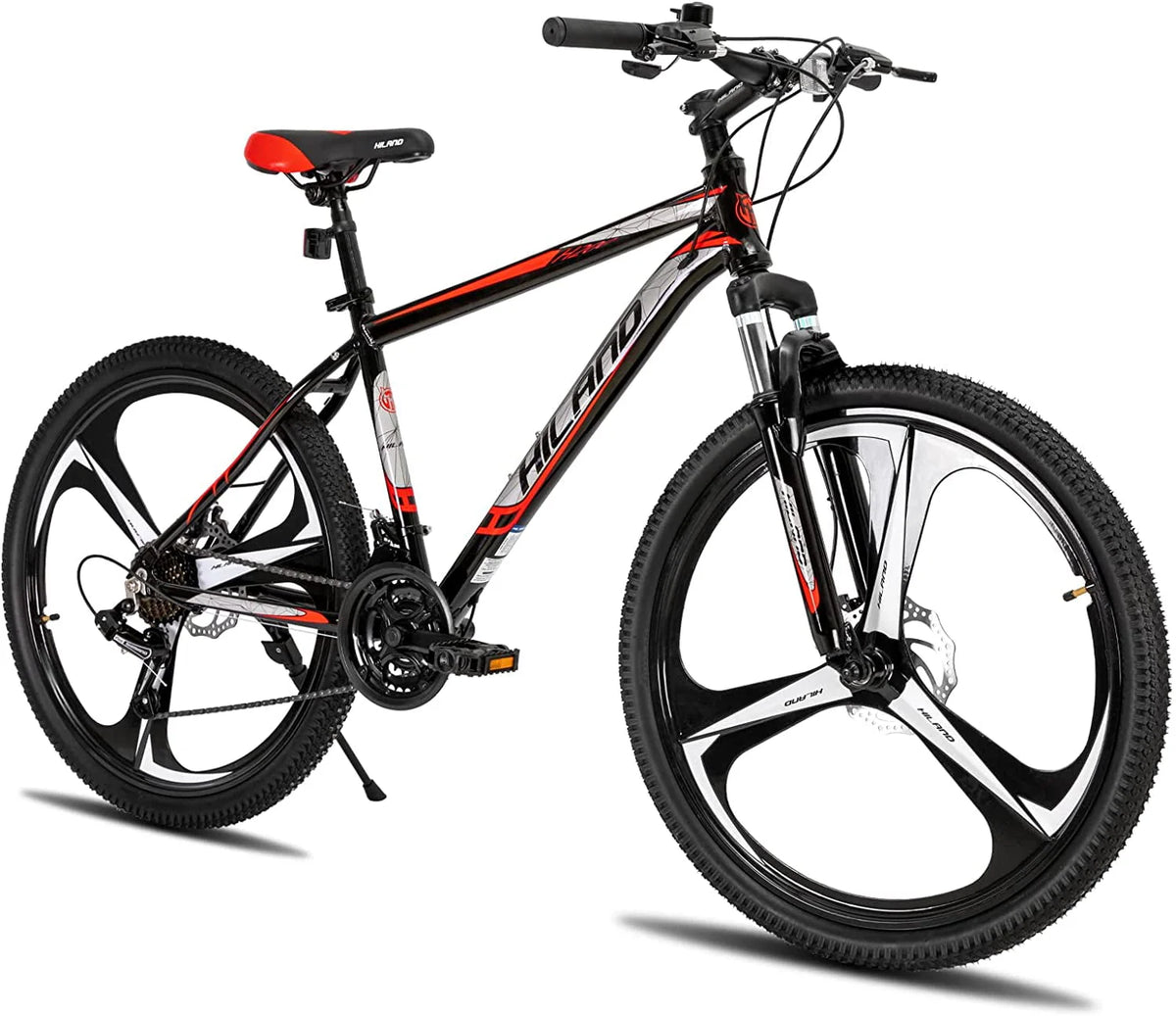 Black 21 Speed Aluminum Mountain Bike K9968