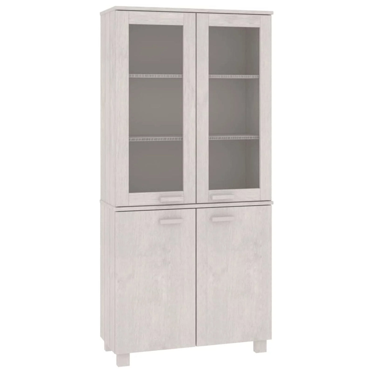 Pine Wood Buffet Sideboard with Doors and Shelves S5448