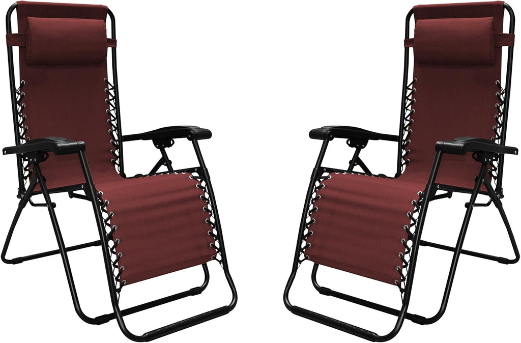 Black Zero Gravity Chair 2 Pack A573