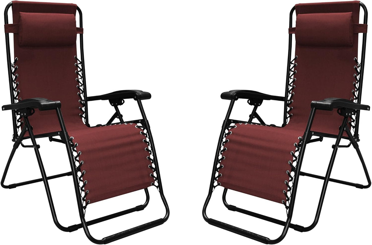 Black Zero Gravity Chair 2 Pack A573