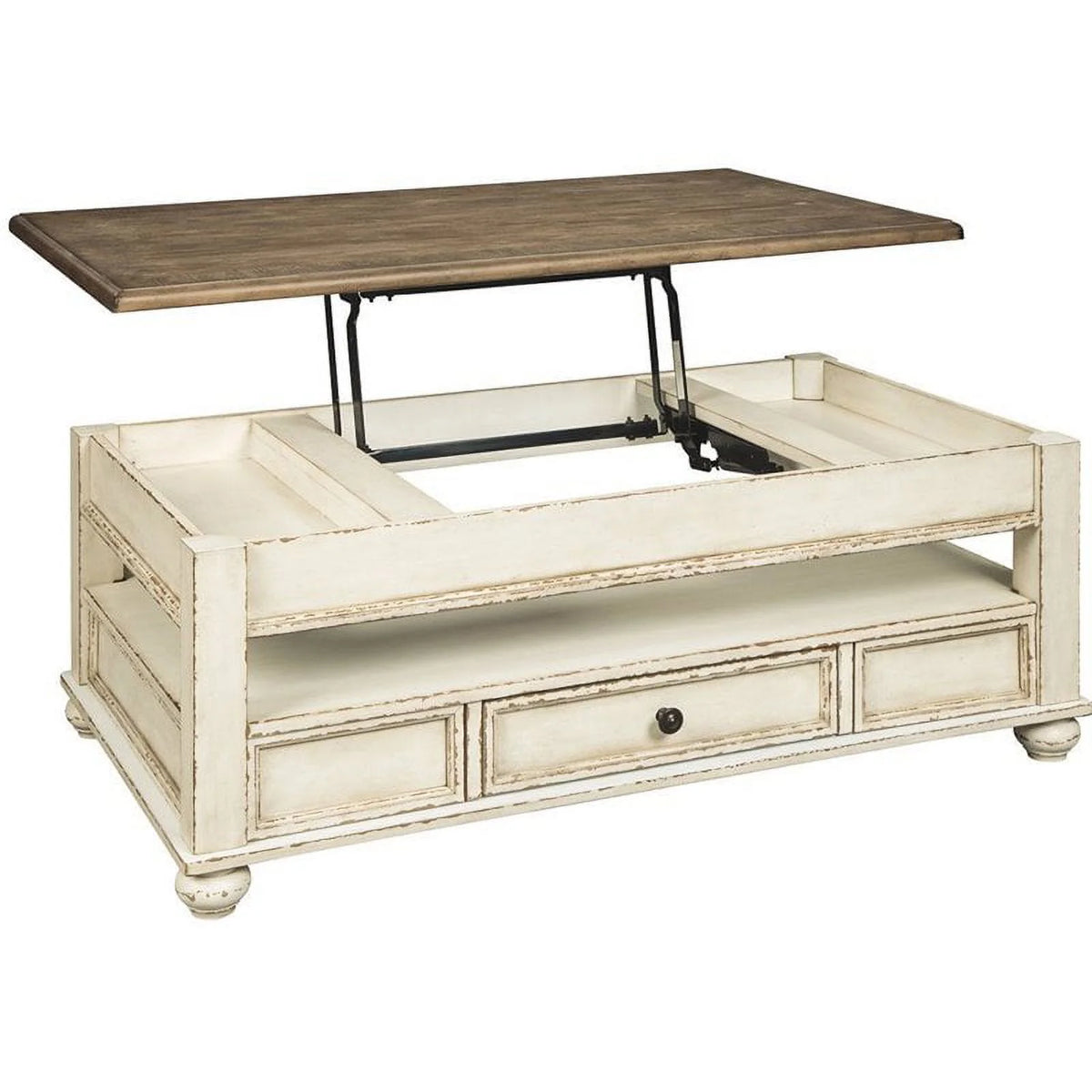 2-Piece Lift Top Coffee Table & End Table with USB Ports R850193