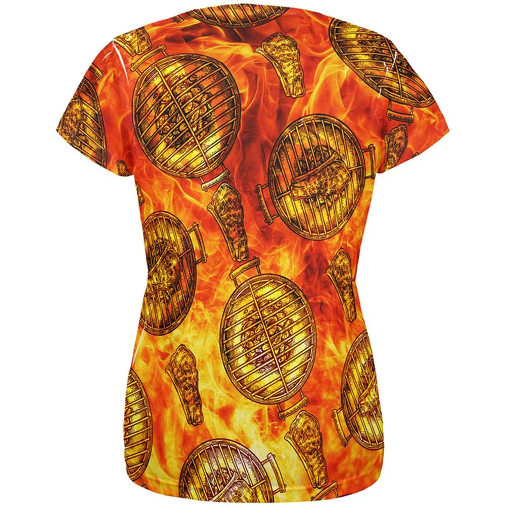 Steak Pattern Womens T Shirt A4251