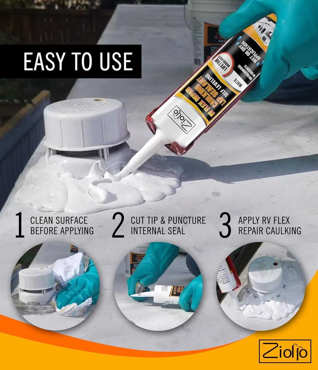 RV Flex Repair Tape Kit with Butyl Sealant A84344