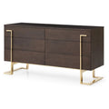 6 Drawer Wood Veneer Dresser P31963
