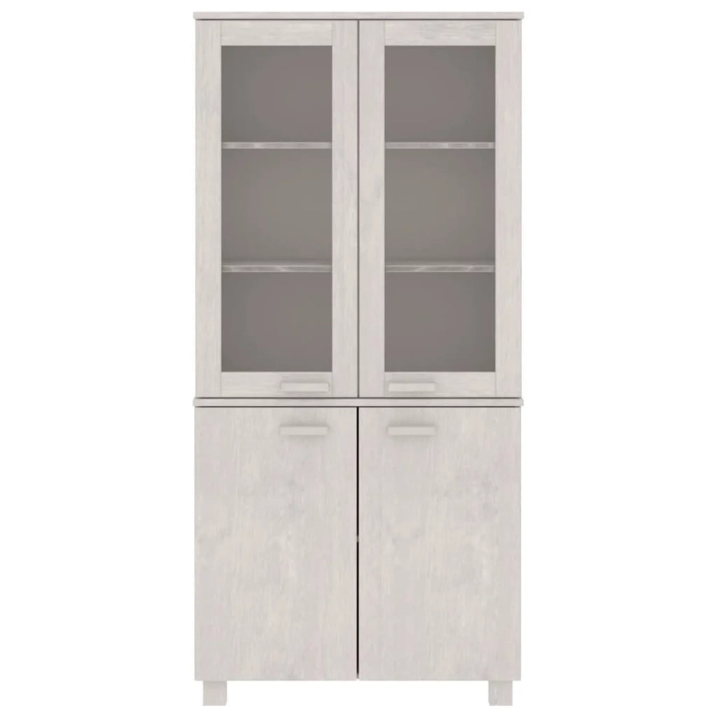 Pine Wood Buffet Sideboard with Doors and Shelves S5448