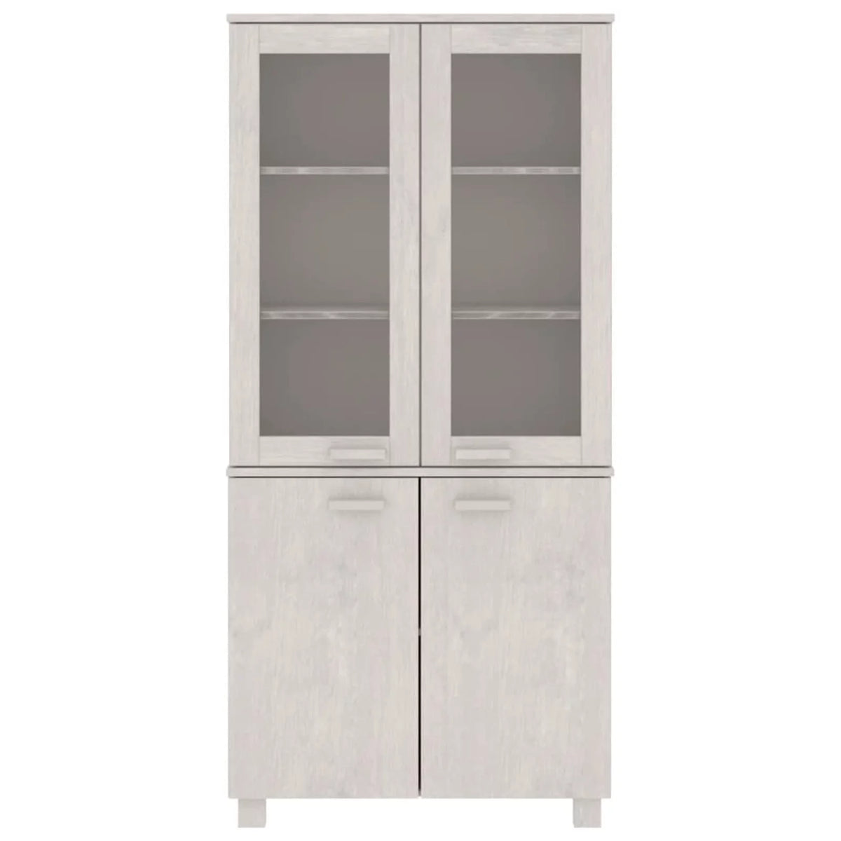 Pine Wood Buffet Sideboard with Doors and Shelves S5448