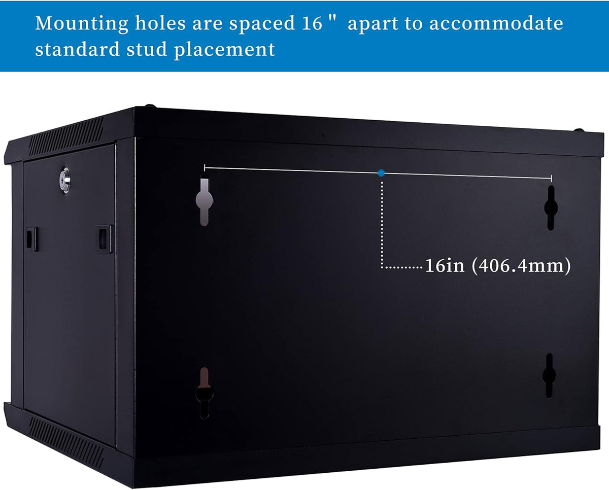 6U Wall Mount Server Cabinet Network Rack Enclosure E20452