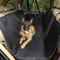 Khaki Dog Car Seat Cover with Mesh Window S9926