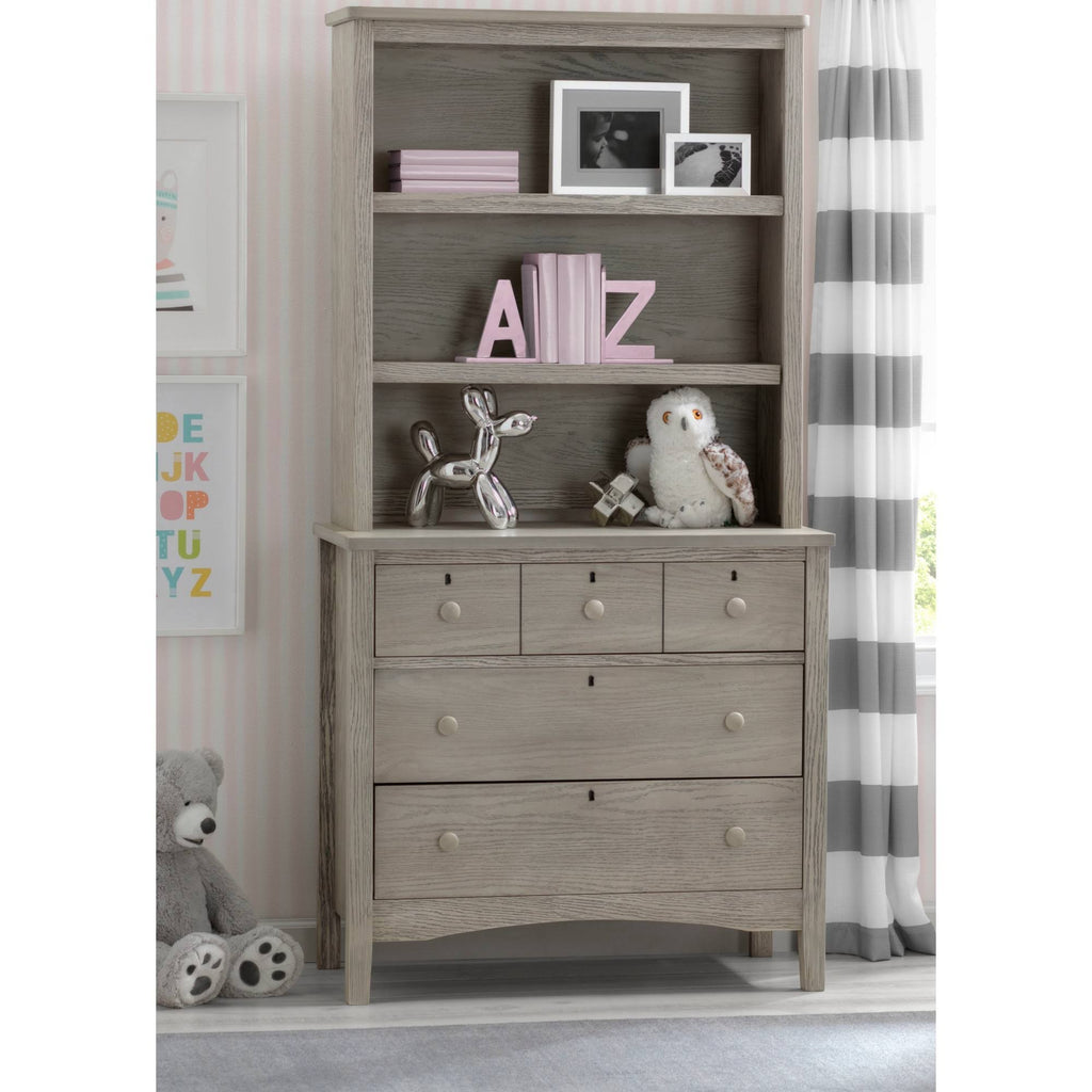 Textured Limestone Bookcase/Hutch D20237