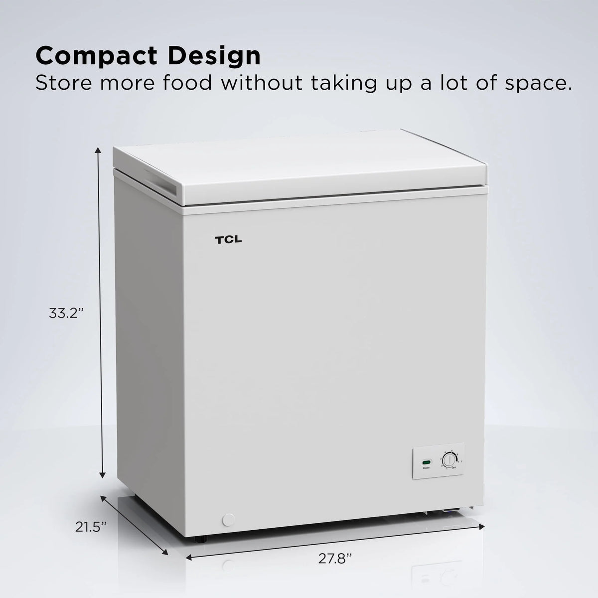 White 5.0 Cu. ft. Chest Freezer X97428