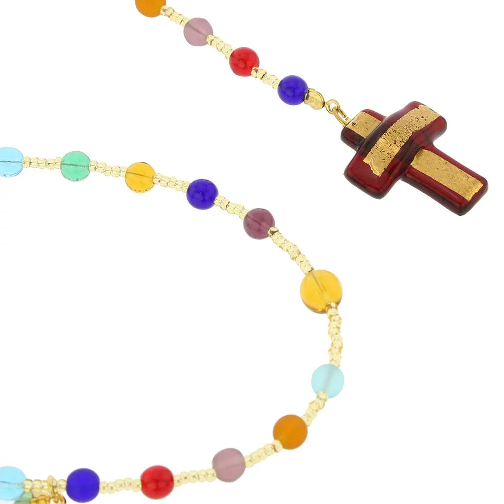 Murano Glass Rosary S70396