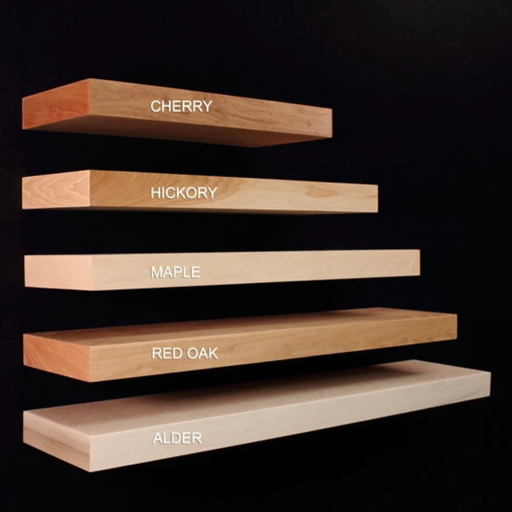Floating Shelf, 36"L x 10"D x 2.5"T, Solid Wood and Wood Veneer O27212
