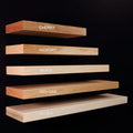 Floating Shelf, 36"L x 10"D x 2.5"T, Solid Wood and Wood Veneer O27212