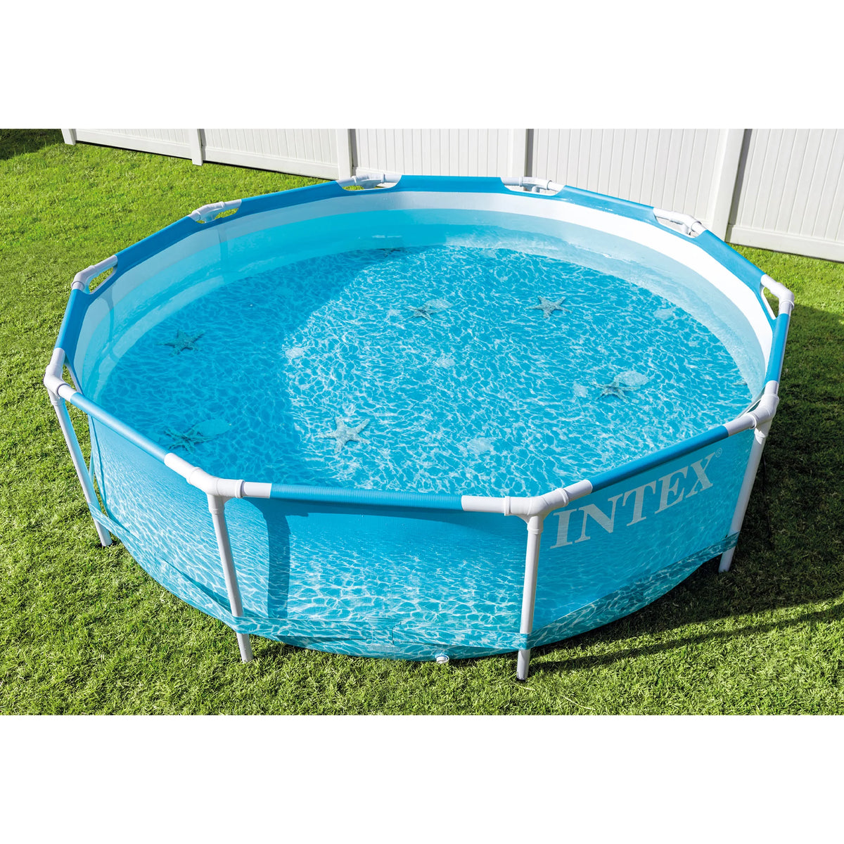 10' X 30 Metal Frame Swimming Pool with Filter Pump I272525