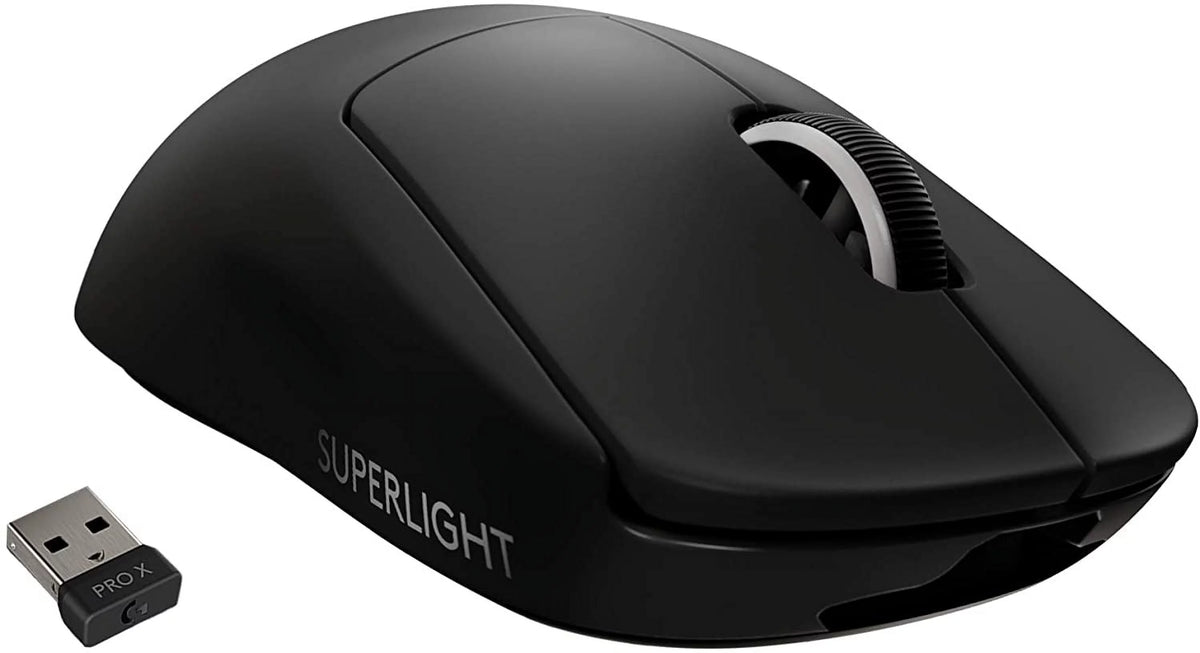 Wireless Gaming Mouse Ultra-Lightweight HERO 25K Sensor Black E517599