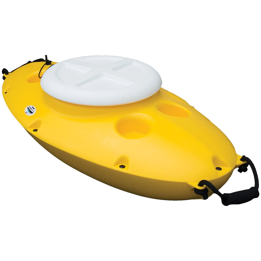 Yellow 30 qt Floating Cooler P3317