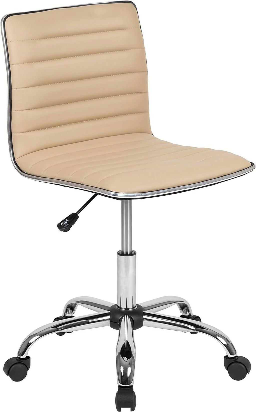 Tan Ribbed Swivel Office Chair B31225