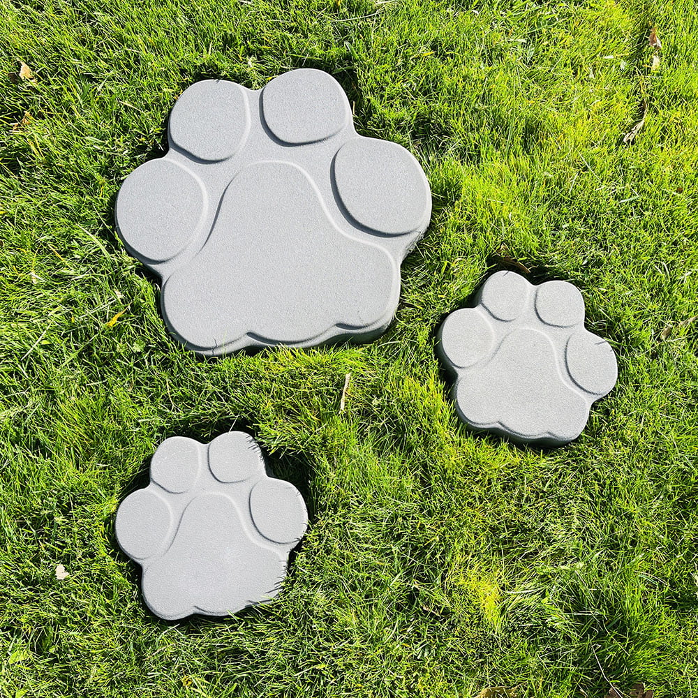 Paw Print Stepping Stone Mold 13 in Q836