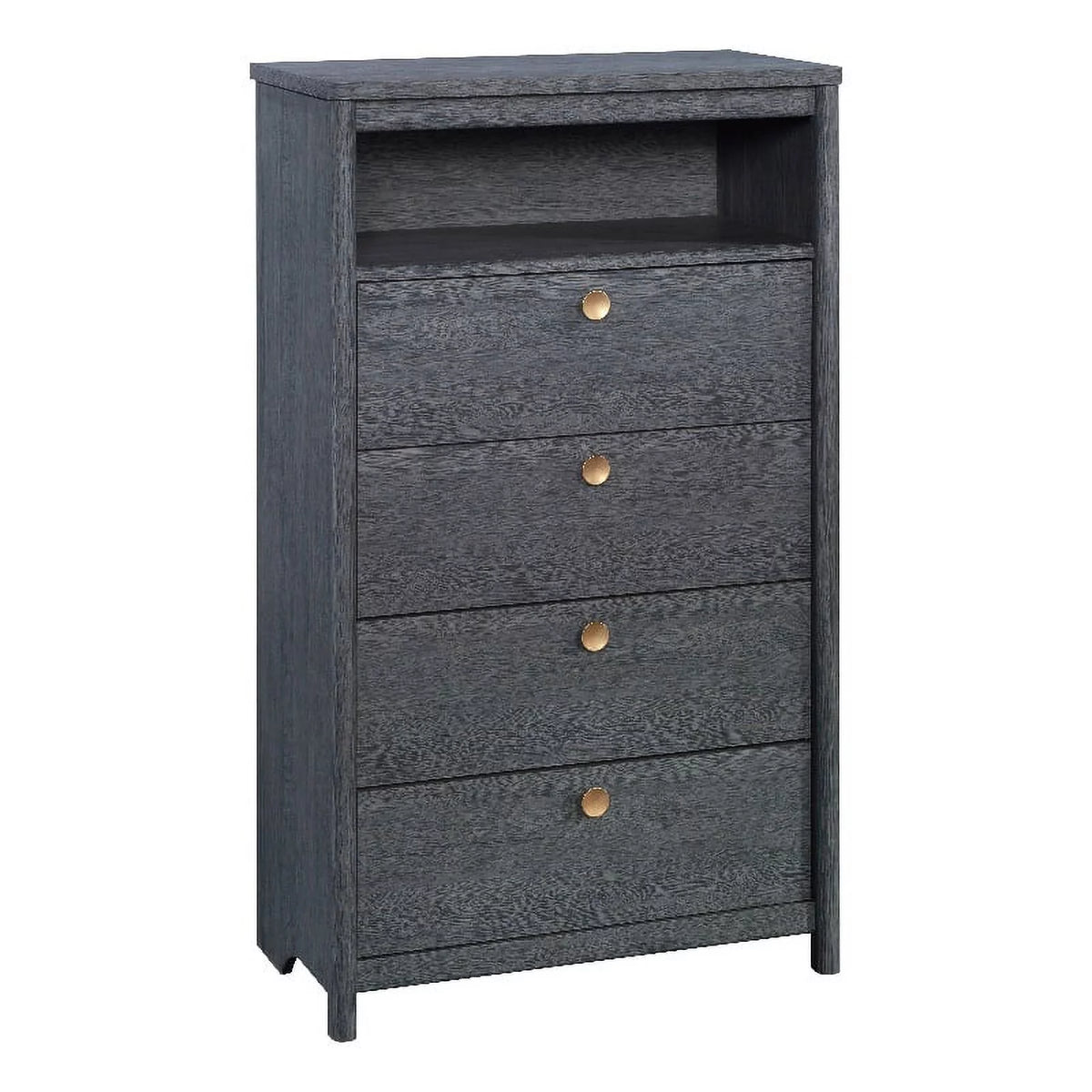 Modern Engineered Wood 4-Drawer Chest J109