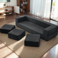 Dark Grey Convertible Sofa Bed U7880