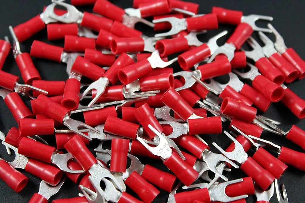 Insulated Fork Spade Wire Connector 18-22AWG 500pc H89206