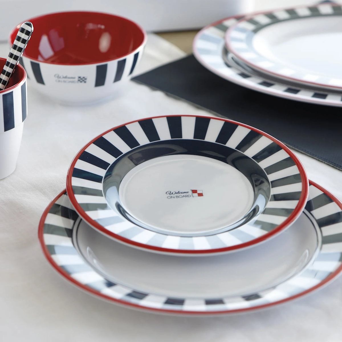 Melamine Plate Set 6pcs Z69885