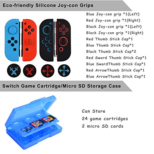 Accessories Kit for Switch Games Bundle V394