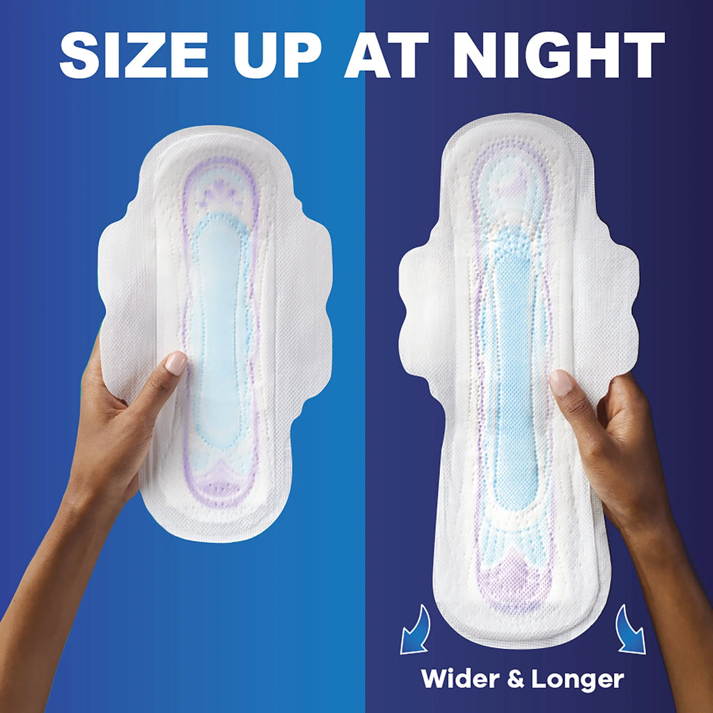Ultra Thin Daytime Pads with Wings, Size 1, Regular, Unscented, 46 Ct U666352